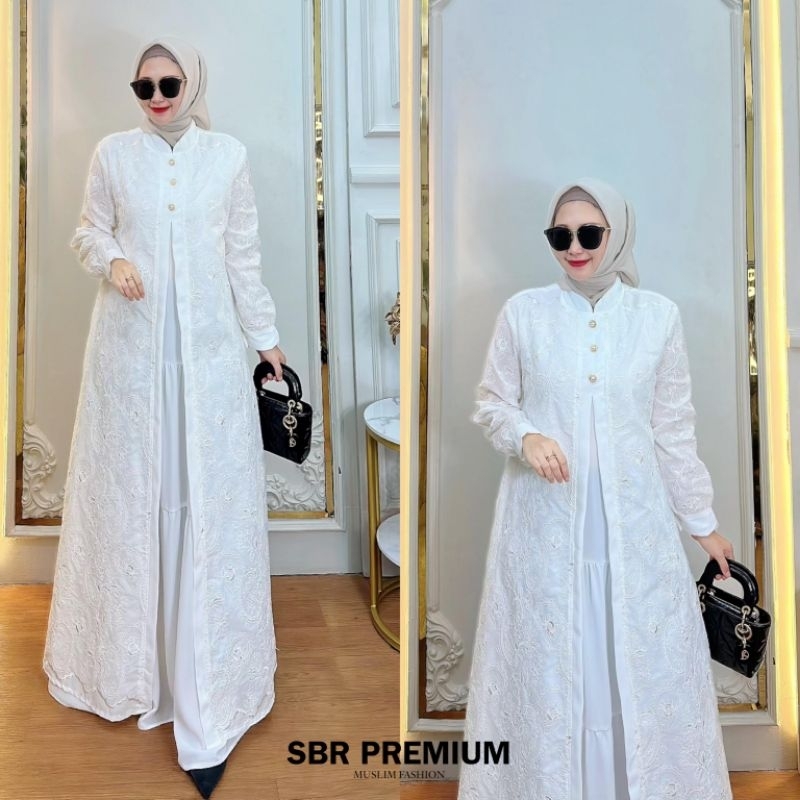 COD Gamis Terbaru Bestseller Termurah ORI by SBR Premium/Abrina Dress