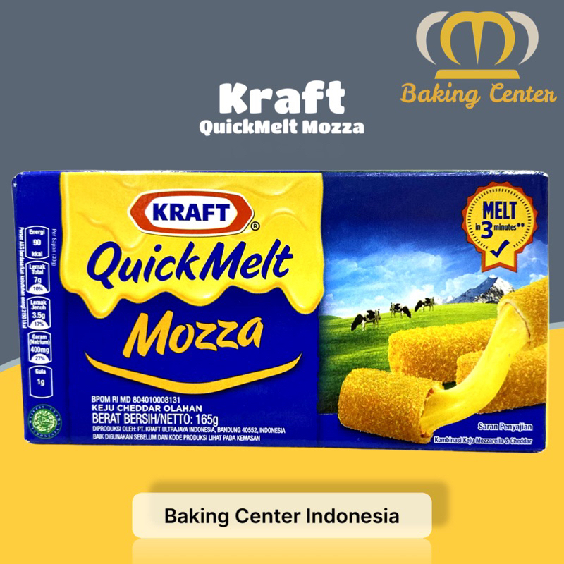 

Keju Kraft Quick Melt Moza 165gr