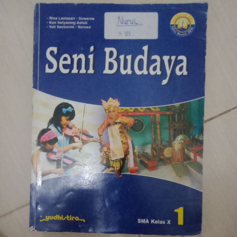 buku bekas seni budaya kelas 10 yudhistira
