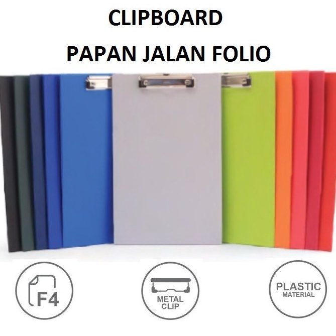 

Terbaru Bantex Clipboard Papan Jalan Folio F4