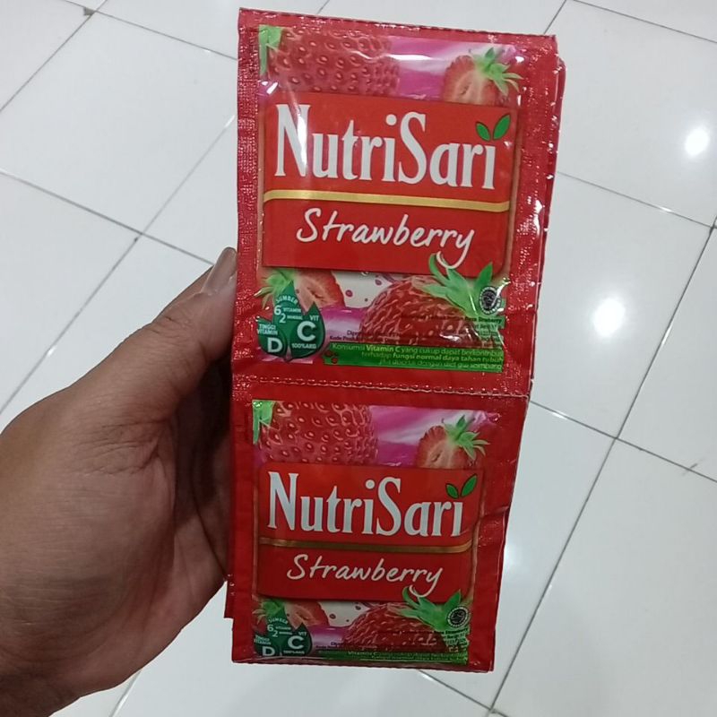 

Mahbubah - NutriSari 14 g @ 10 pcs Rasa Strawberry Sachet