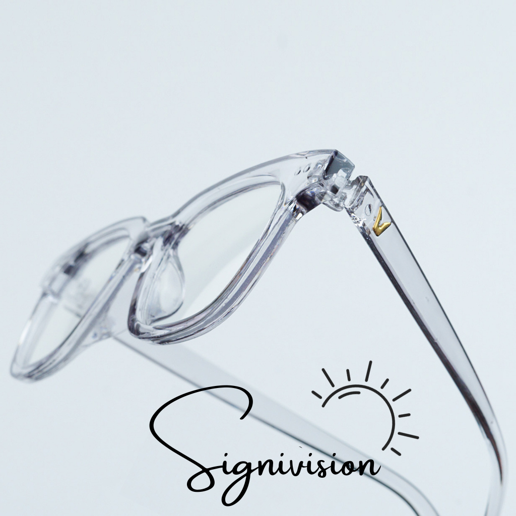 Kacamata Vincent Clear Photocromic Netral Minus Plus