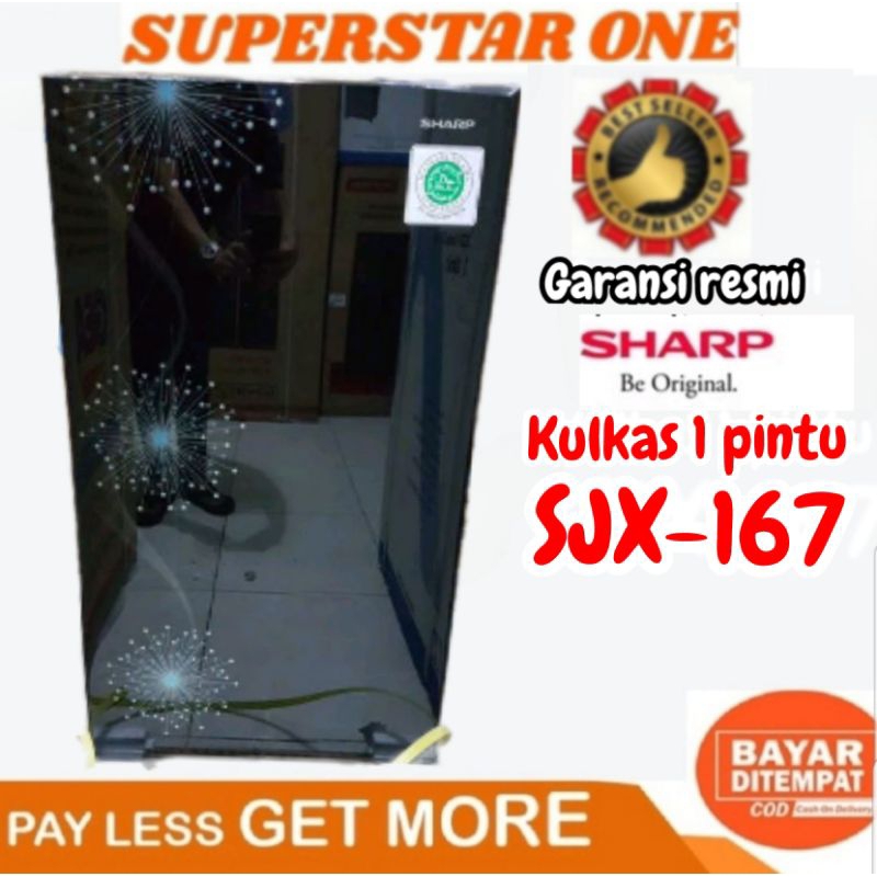 KULKAS 1 PINTU SHARP SJX-167/SJX 167