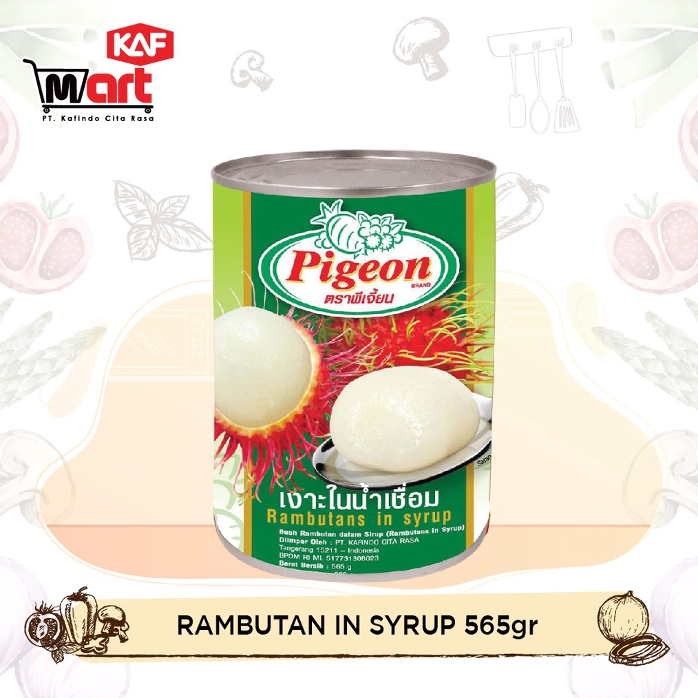 

Original Pigeon Rambutan In Syrup 565g !!