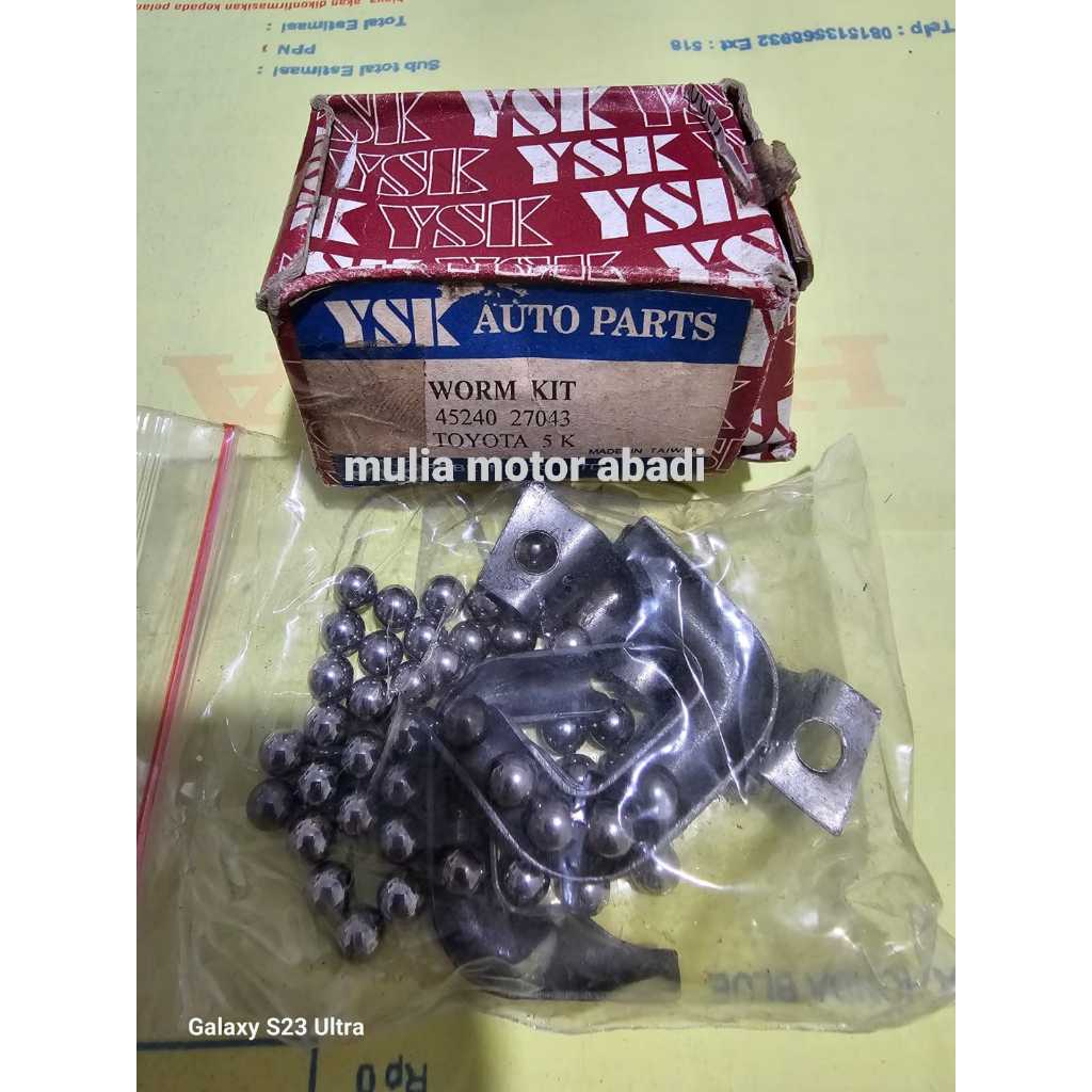 Kit worm stir kijang super 5k kf40 kf50 isi stir 5k kijang super