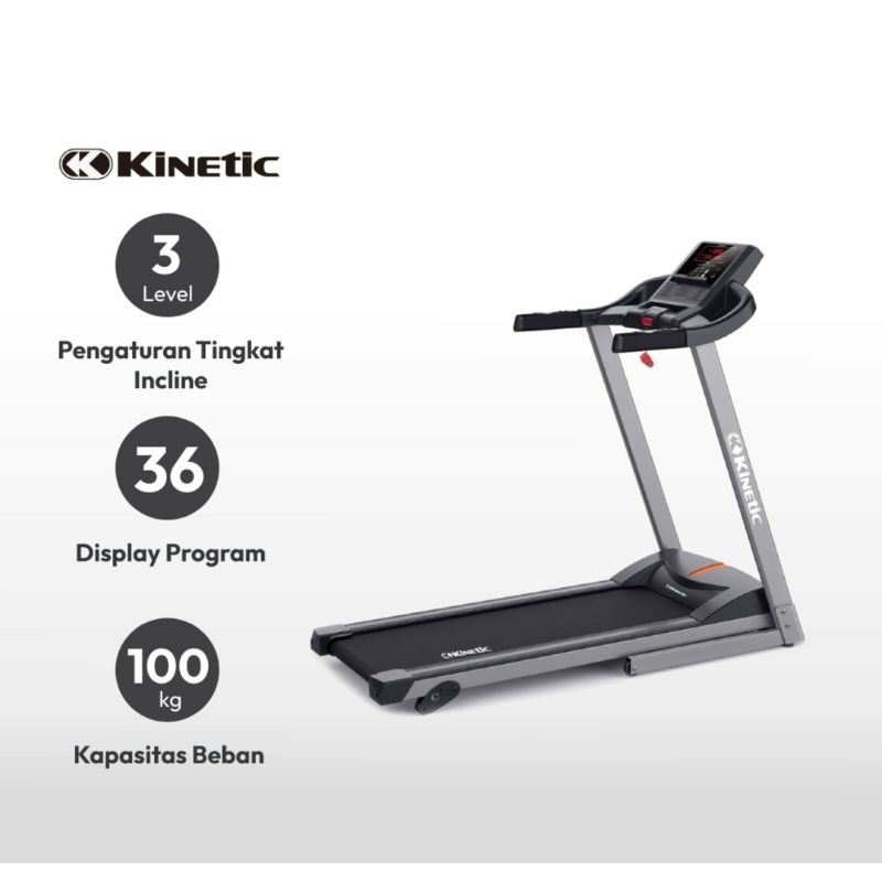 kinetic motorized treadmill 1.25 hp