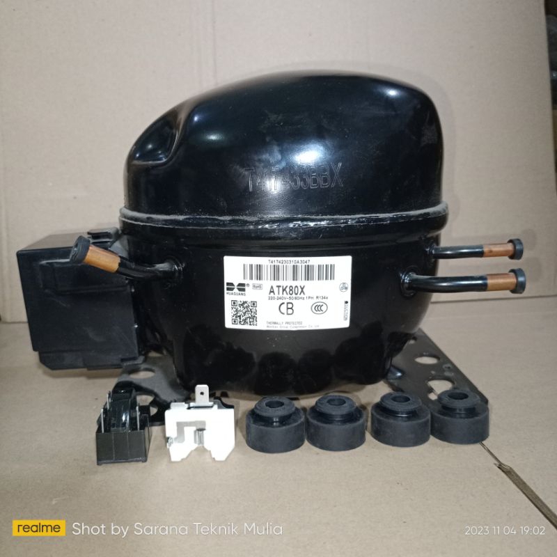 Kompresor 1/4 pk - Freezer 6-8 Rak Es Batu