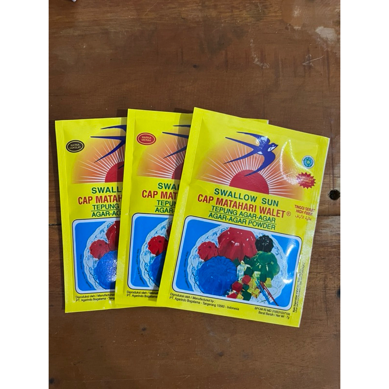 

Agar swallow sun cap matahari walet 7gr/sachet