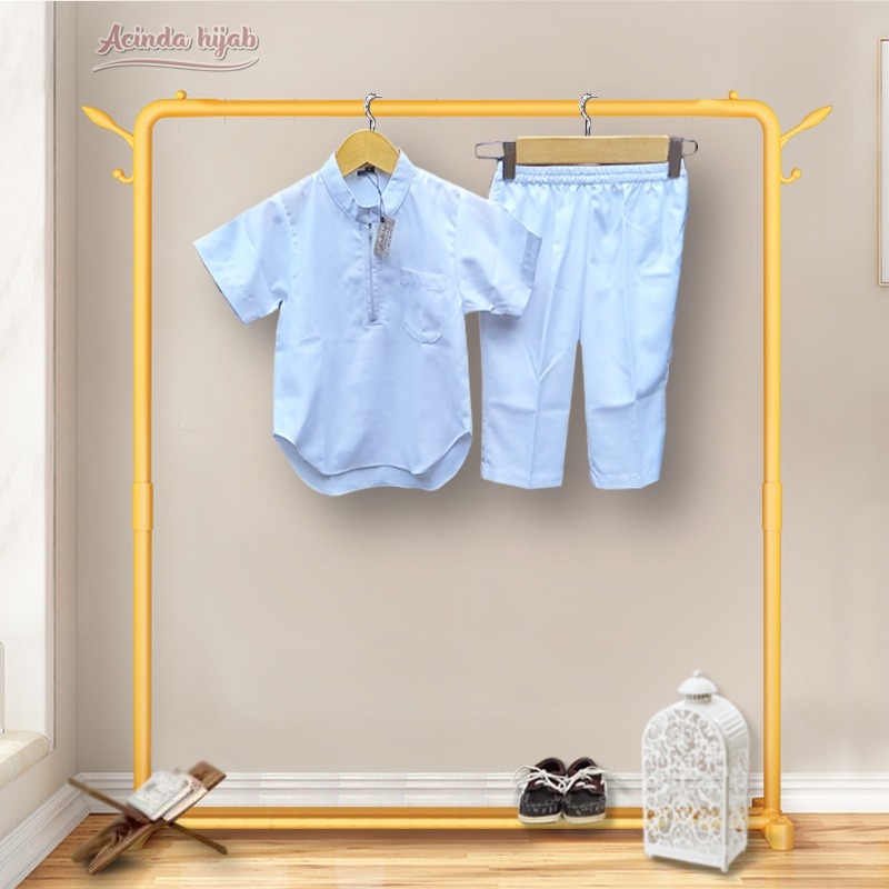 Baju Koko Setelan Anak 0-6 tahun Katun Toyobo Fodu Premium