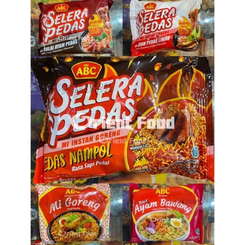 

Mie ABC Selera Pedas (Aneka Rasa)