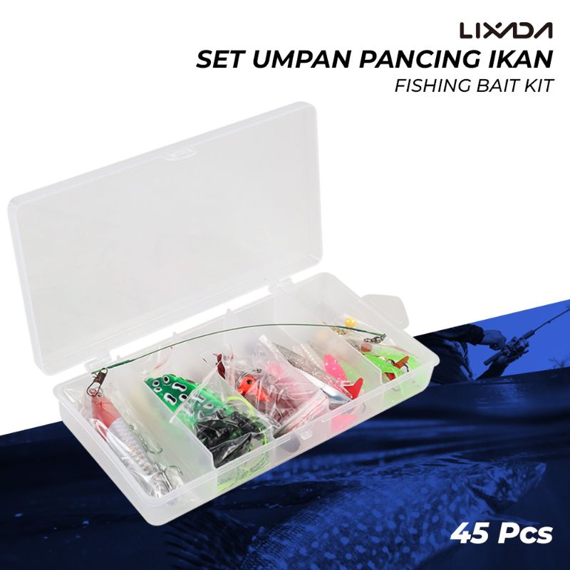 Umpan Pancing Ikan Umpan Casting Umpan Pancing Dilaut Sungai Danau Umpan Pancing 1 Set Umpan Pancing