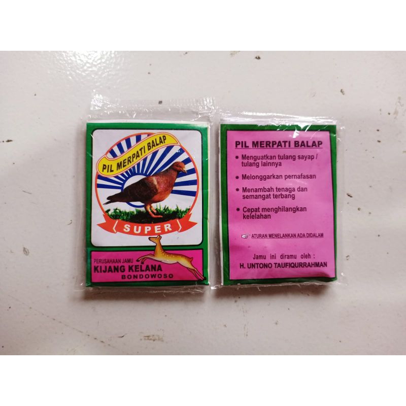 pil merpati balap super kijang kelana bondowoso obat capati lomba dara