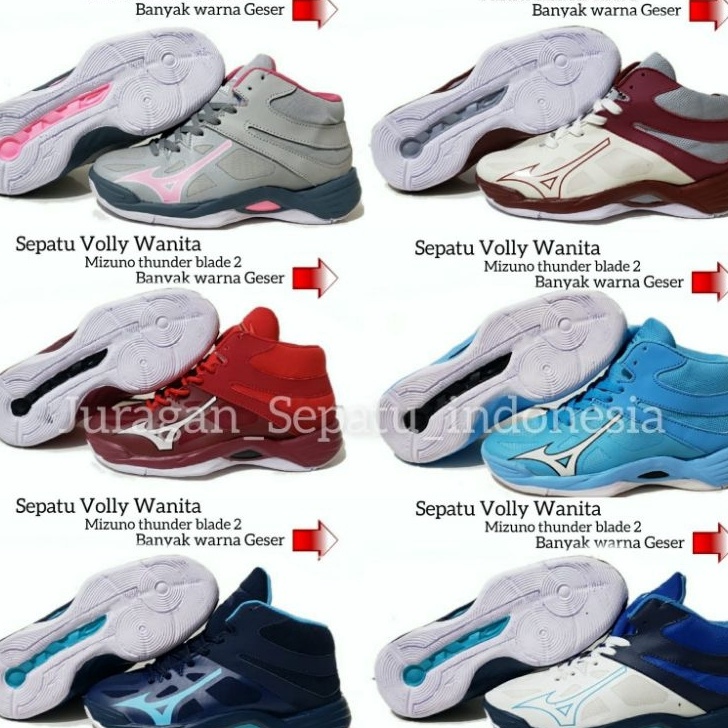 ✷Hot✷ Sepatu Volly Mizuno Thunder blade 2 Sepatu Volly Wanita Mizuno Thunder blade 3 Sepatu Volly Mi