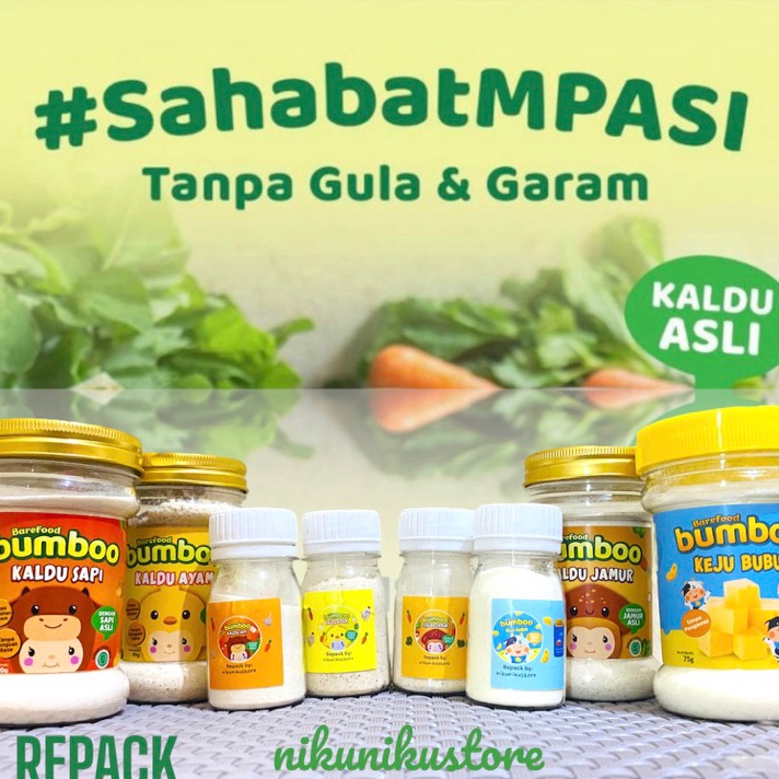

Dijual BUMBOO KALDU MPASI NO MSG, TANPA GARAM & GULA kemasan repack Terlaris