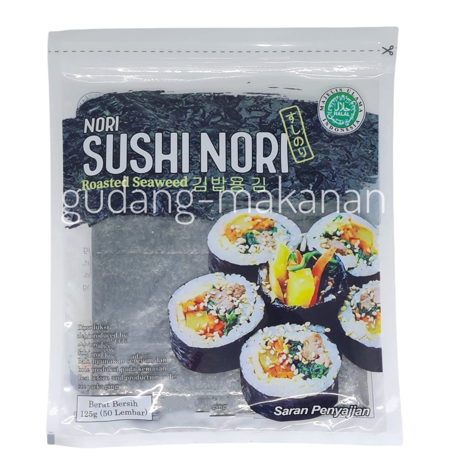 

➚➹✲ Sushi Nori Halal isi 50 lembar Baru