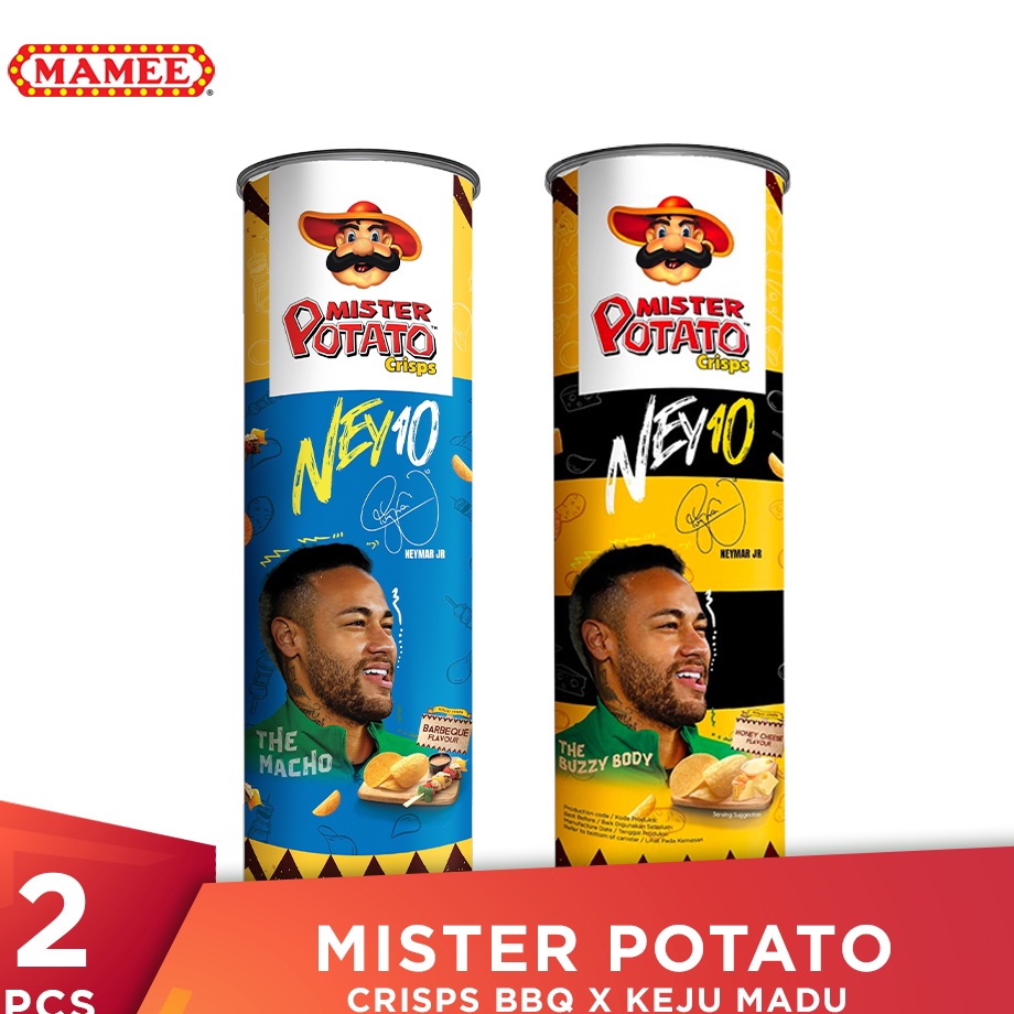 

Kirim Sekarang Mister Potato Crisps Duo Mix - Barbeque x Keju Madu Terkini