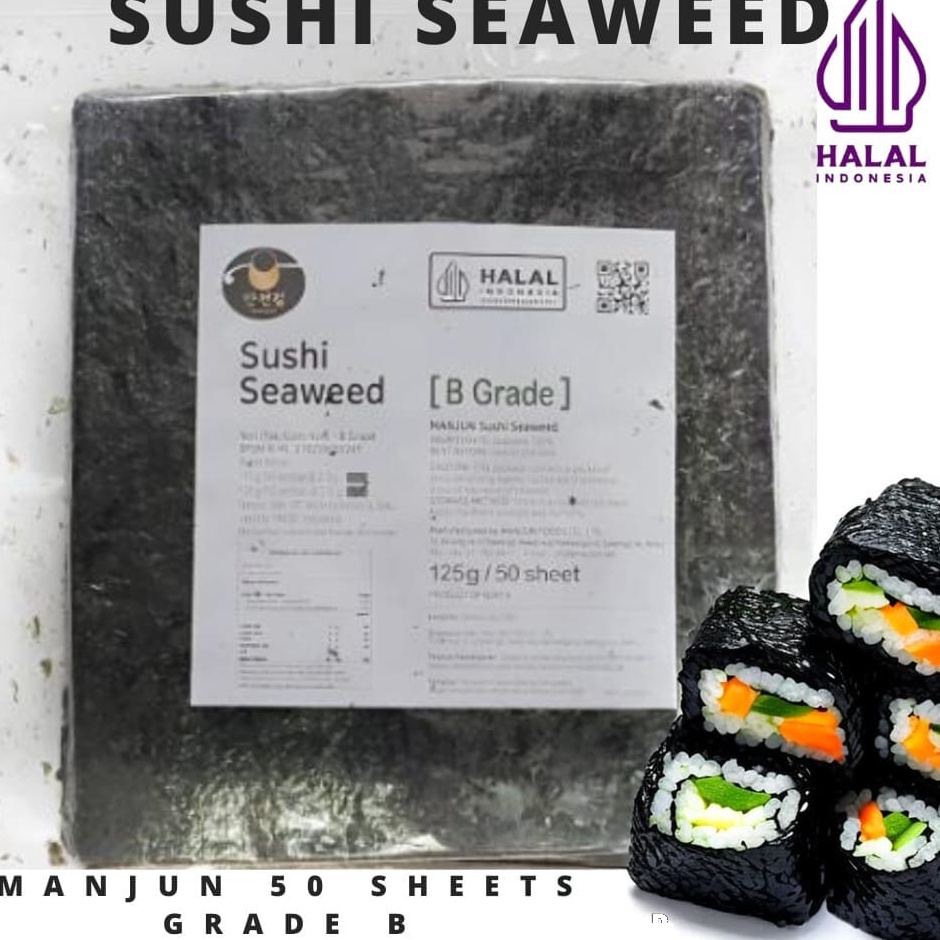 

➢☋★✭ Manjun Yaki Sushi Nori 50 Lembar Dijual