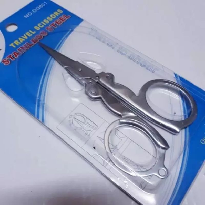 

Gunting lipat stainless steel / Travel scissors DQ-801