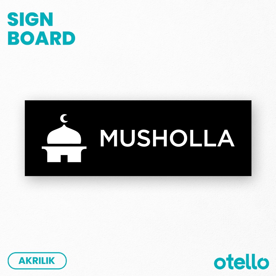 

Terlaris Musholla Sign Board Label Tempel Mushola Akrilik Print Papan Tulis Nama Ruang Petunjuk Ruangan Acrylic