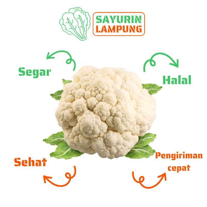

kembang kol segar 250gr - SAYURin LAMPUNG