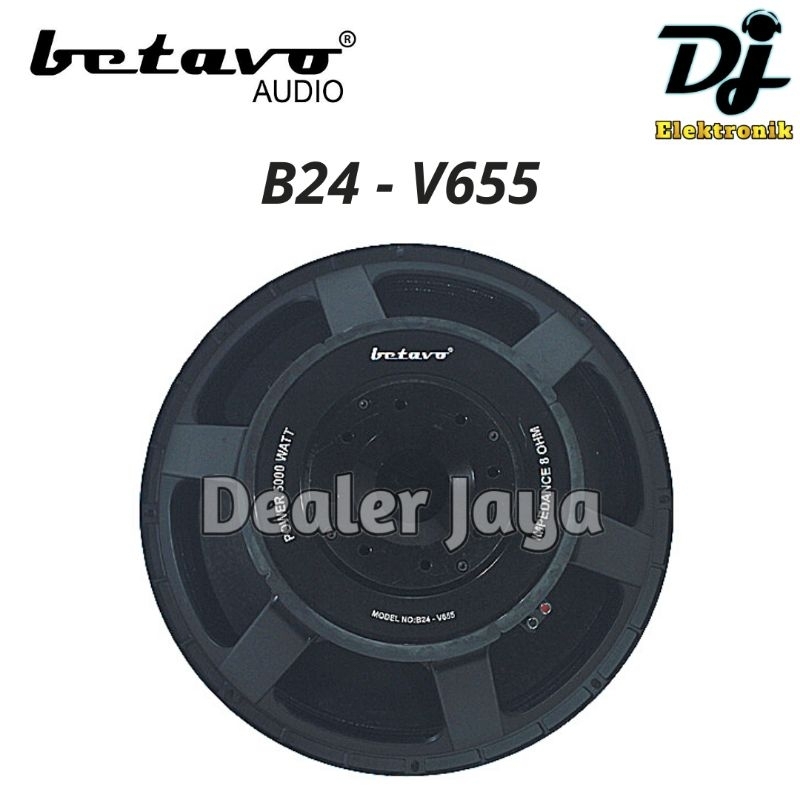 Speaker Komponen Betavo B24 - V655 / B24V655 - 24 inch 3 Triple Magnet