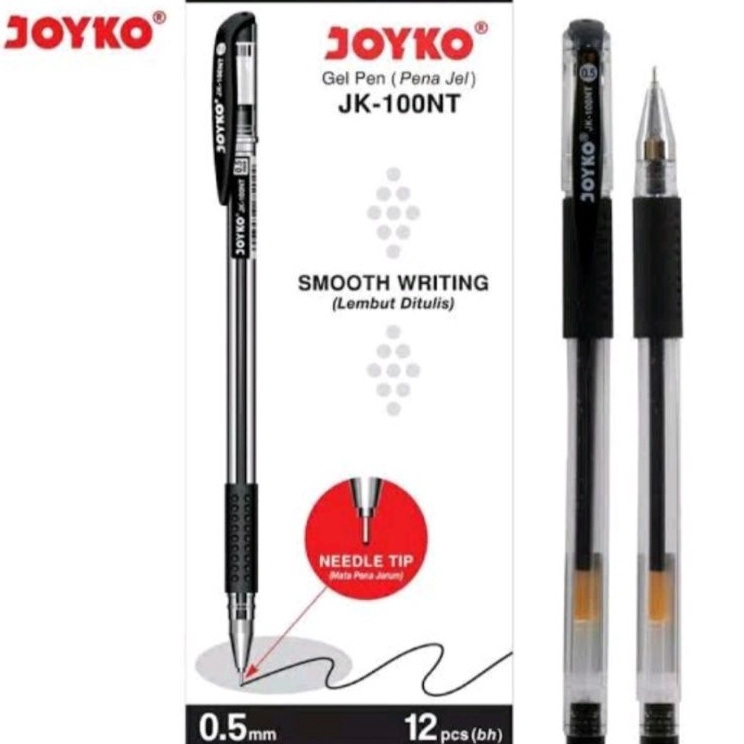 

Murah Banget ( PER LSN ) PULPEN JOYKO JK 100NT / PEN GEL JK 100 / PULPEN HITAM 0.5 MM Grosir