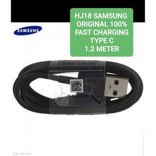 J18 SAMSUNG original 100% fast charging kabel type c tipe c ORI travel adapter kabel Data cable usb 