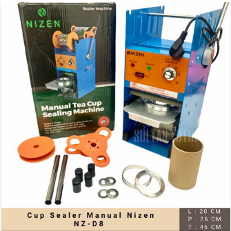 Cup Sealer Manual Nizen NZ-D8 /Mesin Penutup Gelas Plastik/Mesin Pres Gelas Plastik