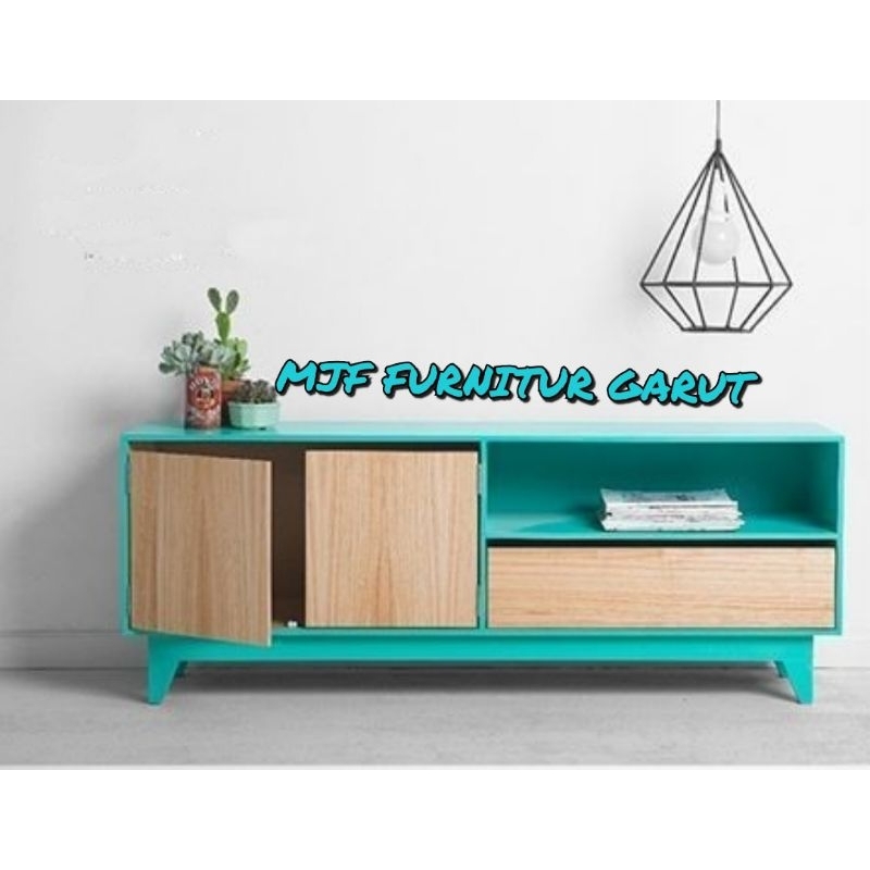 Rak tv/Buffet Tv/Meja tv minimalis/Rak tv Meja tv Ukuran 120x40x50cm/Rak tv kayu alsi tahannjamur ta