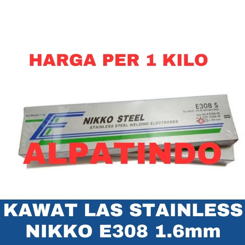 Kawat Las Stainless Niko Nikko 1.6mm / Kawat Las Stainless E 308 S - 1.6mm