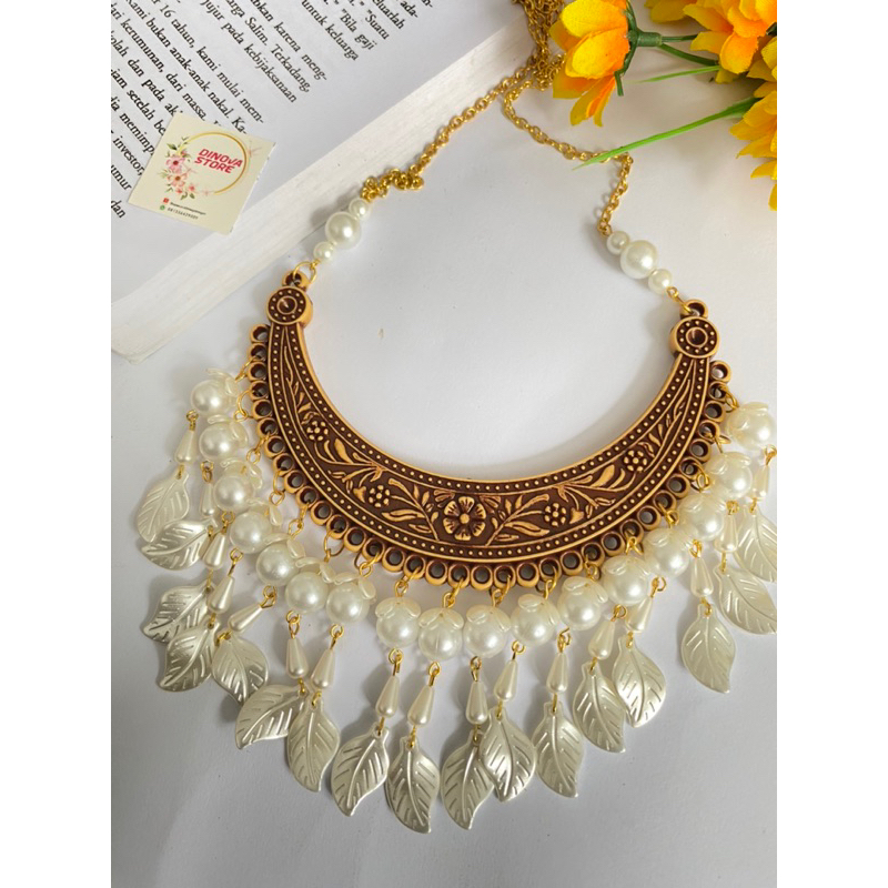 KALUNG ETNIK kalung wanita aksesoris kalung hijab