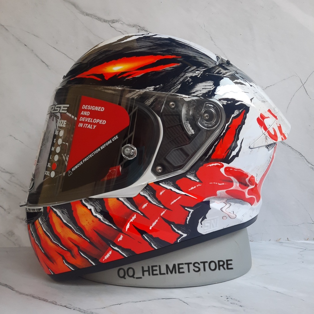HELM KYT TT COURSE ANTI VENOM WD HELM KYT FULLFACE REPAINT