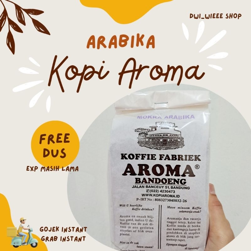 

KOPI AROMA ARABIKA [Mocha Arabika] 250GR ASLI KOFFIE PABRIK BANDUNG BANCEUY