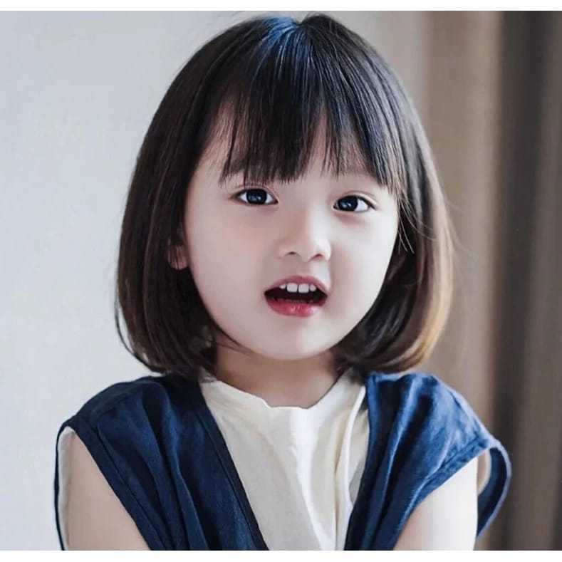 Wig bob anak wig bayi wig anak wig bob pendek poni anak