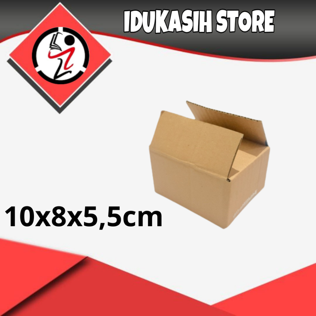 

(IDUKASIH) Kardus 10x8x5,5 cm | box | karton | kardus polos | custom
