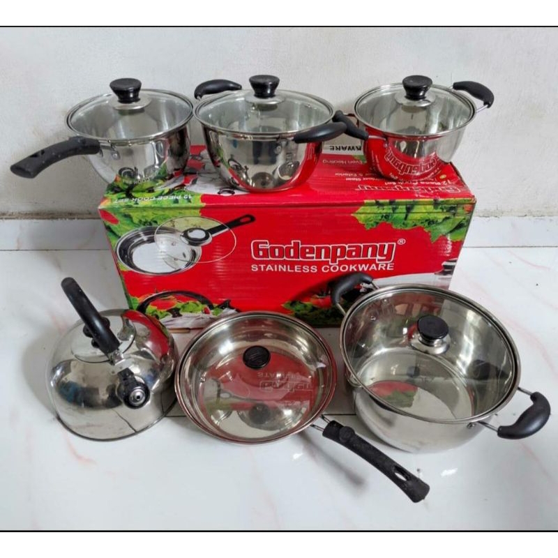 Panci Set Godenpany 12 Pcs / Panci set Serbaguna