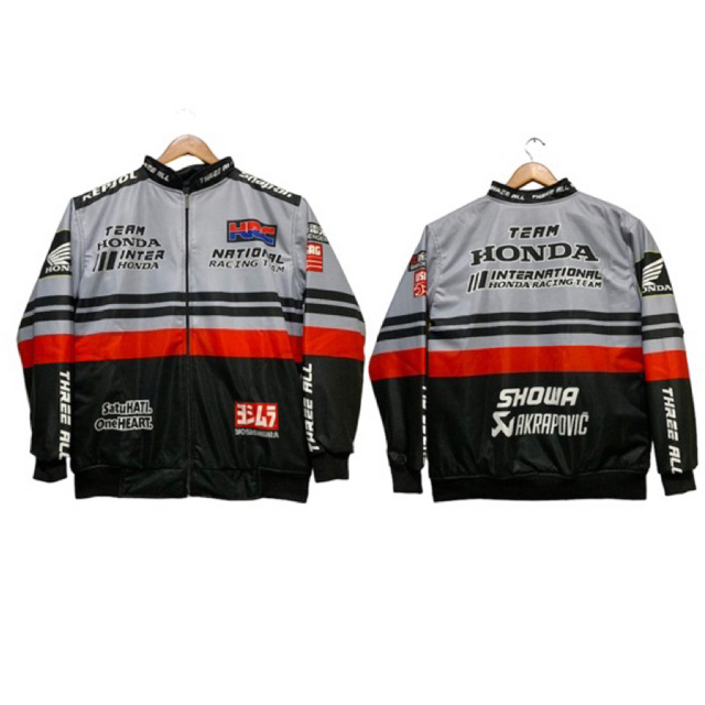 JAKET TOURING JAKET SUNMORI  RACING TEAM HONDA - TEAM YAMAHA NASCAR VINTAGE JAKET MOTORAN
