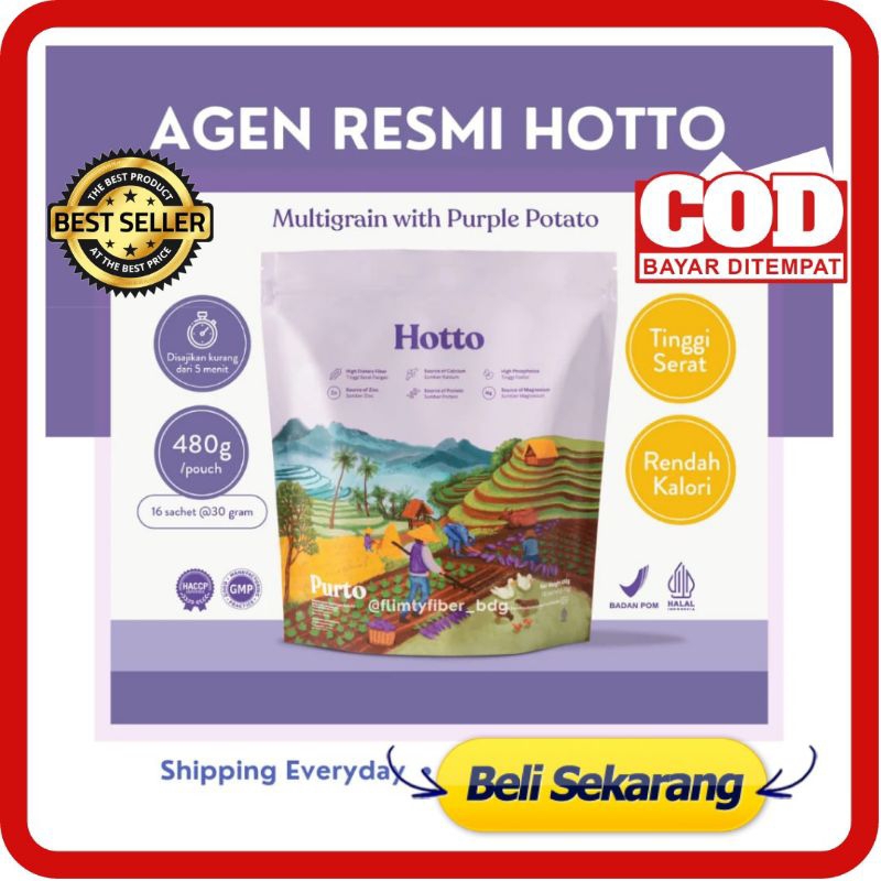 

[ ] - HOTTO PURTO 1 POUCH 16 SACHET HOTTO PURTO MULTIGRAIN HOTOPURTO HOTTOPURTO MINUMAN KAYA SERAT DAN RENDAH KALORI