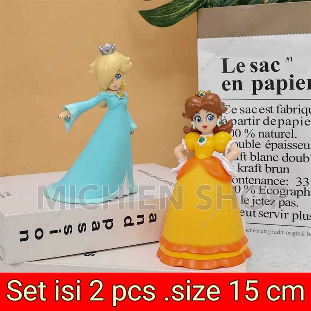 Super Mario Bros Action Figure Mario Princess Daisy Rosalina