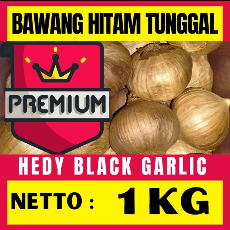 

BAWANG HITAM/BLACK GARLIC TUNGGAL 1 KG