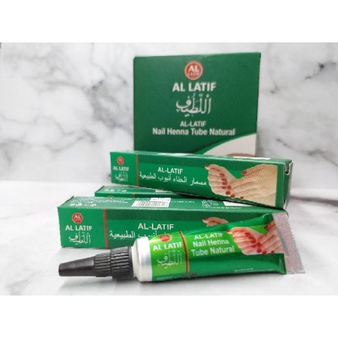AL LATIF NAIL HENNA TUBE NATURAL - HENNA KUKU