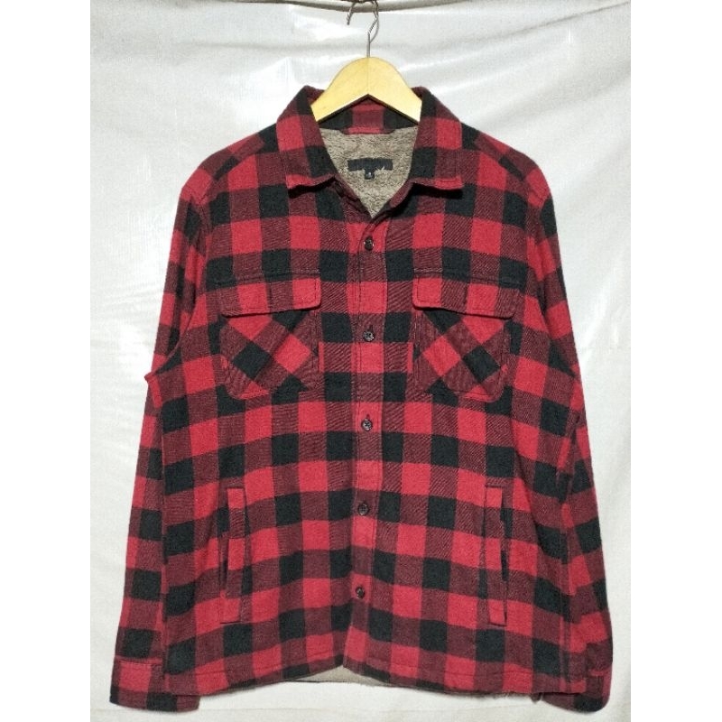 Kemeja Flannel Sherpa UNIQLO