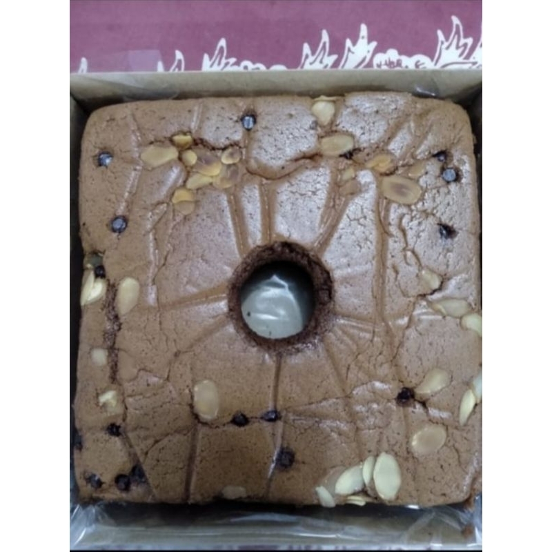 

Choco Almond Cake, Fluffy cake 20x20cm