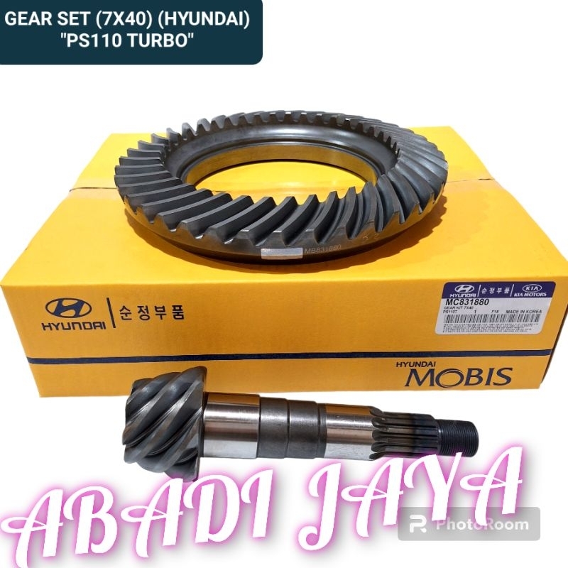 GEAR SET / GIGI GARDAN CANTER PS110 TURBO 110PS 7X40 ORIGINAL HYUNDAI