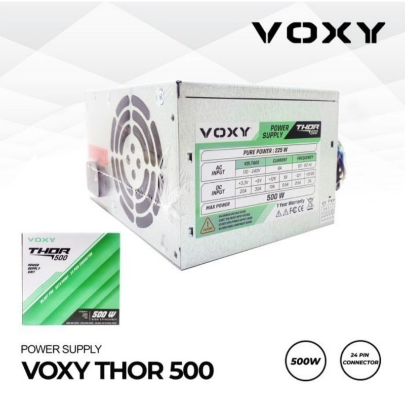VOXY POWER SUPPLY THOR PC 500W