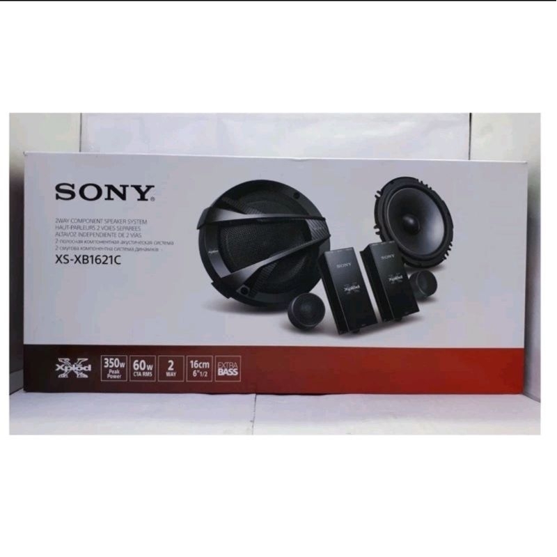 speaker split 2 way 6,5 inch sony xs-xb1612c original garansi resmi promo termurah