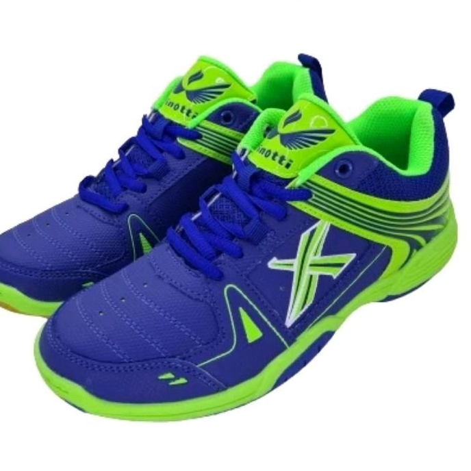 Sepatu Olahraga Finotti Smash Warna Biru/Hijau