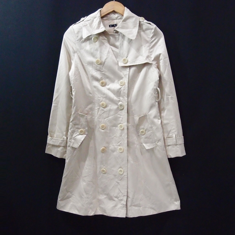 AW062 SIZE M CREAM LUCCICA COAT MANTEL