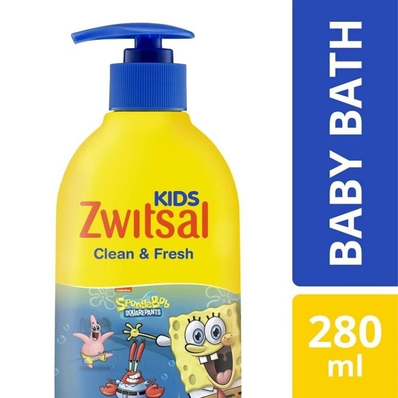 Zwitsal Kids Bubble Bath 280mL - Sabun Mandi Cair Anak