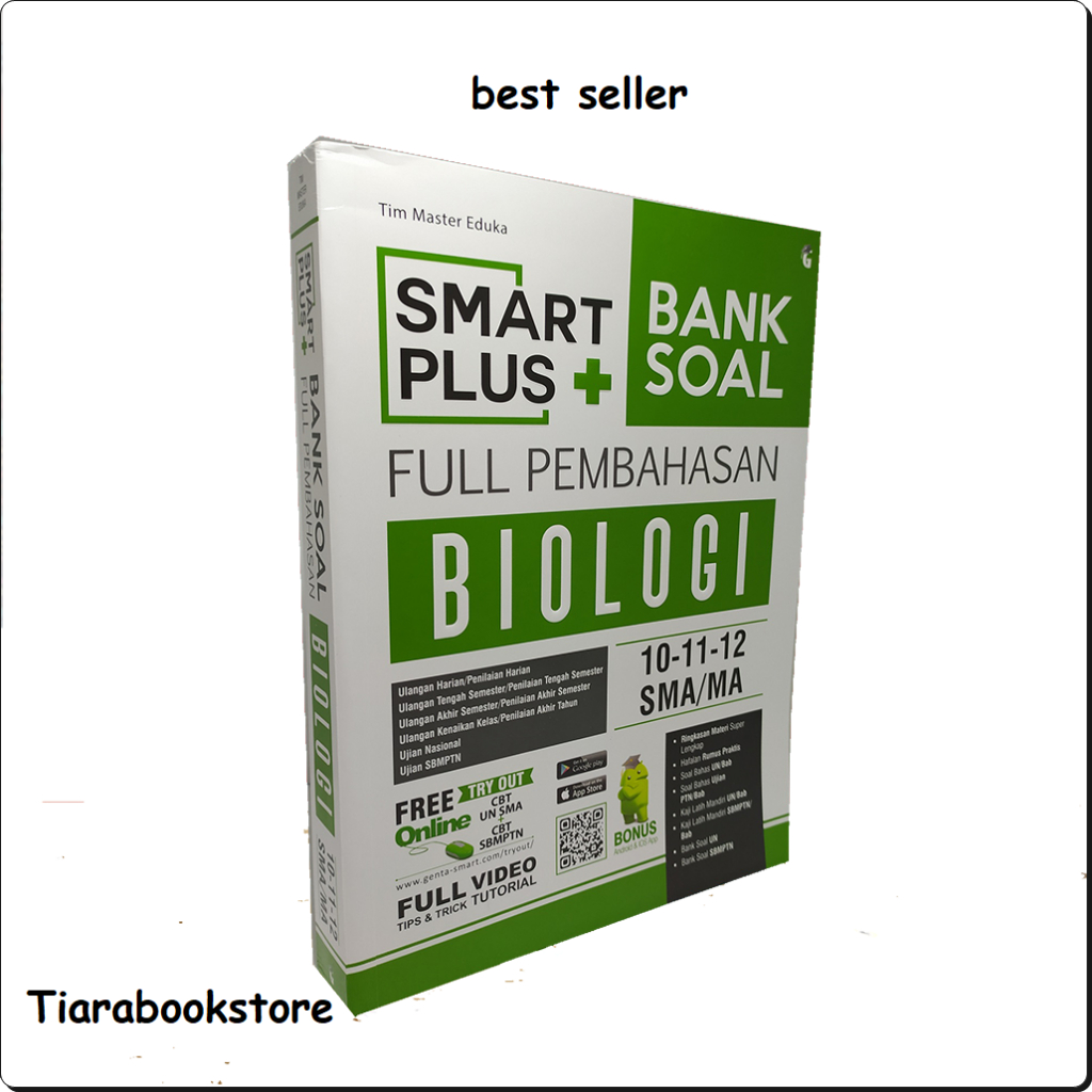 BUKU SOAL SMA - BUKU PELAJARAN SMA - BUKU SOAL BIOLOGI SMA - KUMPULAN SOAL SMA -  SMART PLUS BIOLOGI